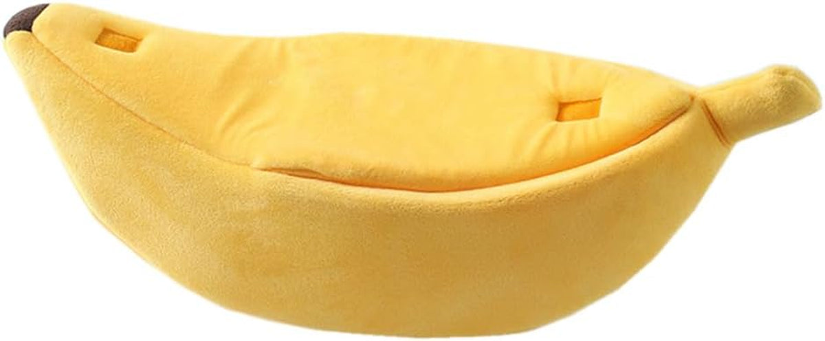 Creative Banana Shape Bed House Warm Pet Bed Soft Cat Dog Kennel Bed Hideout Cave